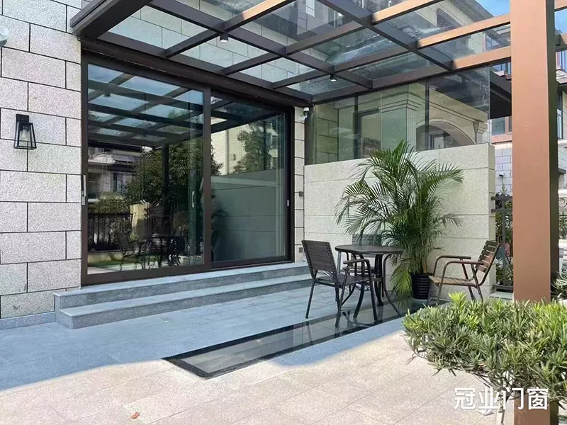 Aluminum Alloy Glass Roof Canopy