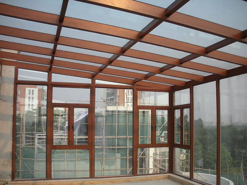 Aluminum Alloy Glass Roof Canopy